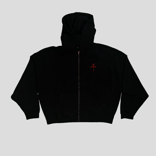 BIG SMILEY ZIP-HOODIE - Quattro Formausio