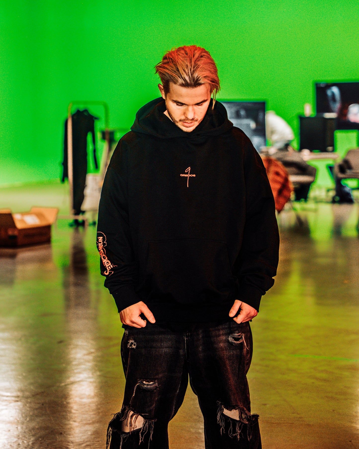 BIG SMILEY HOODIE - Quattro Formausio